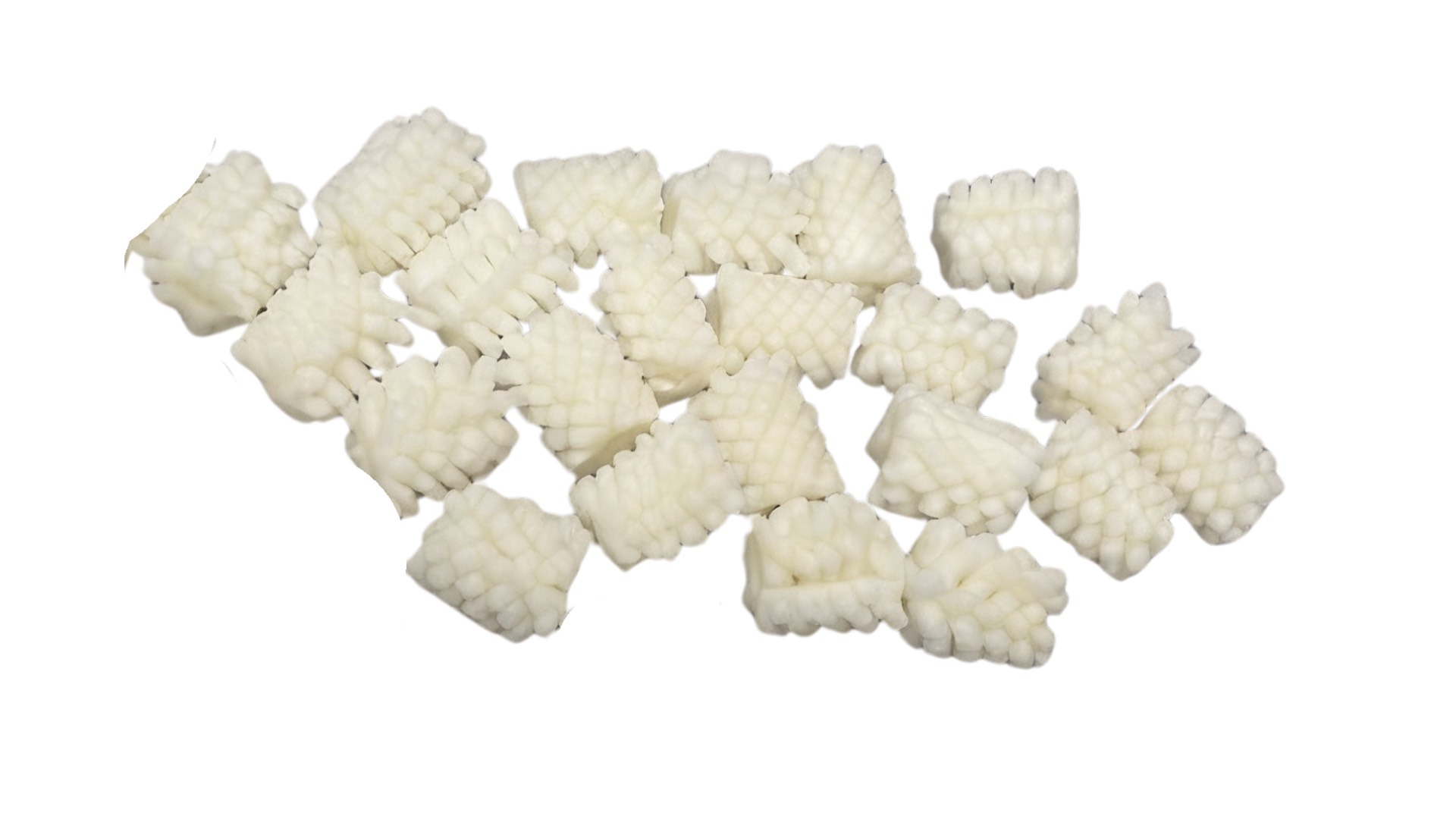 Blanched Squid Carved